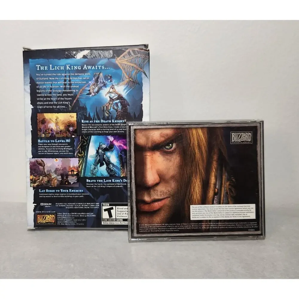 World Of Warcraft Expansion Set And Warcraft III Collector's Edition PC Games
